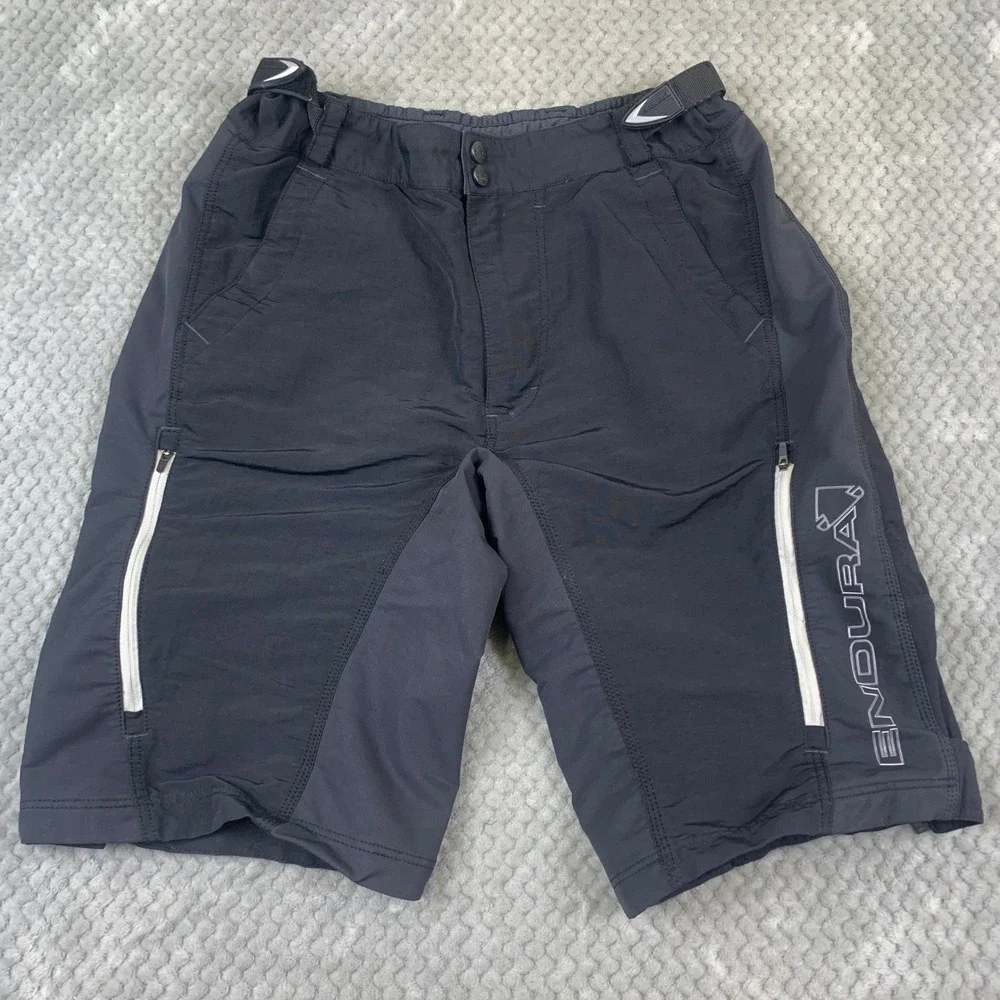 Endura Hummvee Mens Mountain Biking Shorts Black Size Large Pockets MTB Cycling